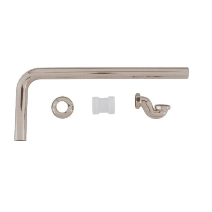 BC Designs Exposed Brass Low Bath Trap with Adaptor and Pipe 40mm/42mm