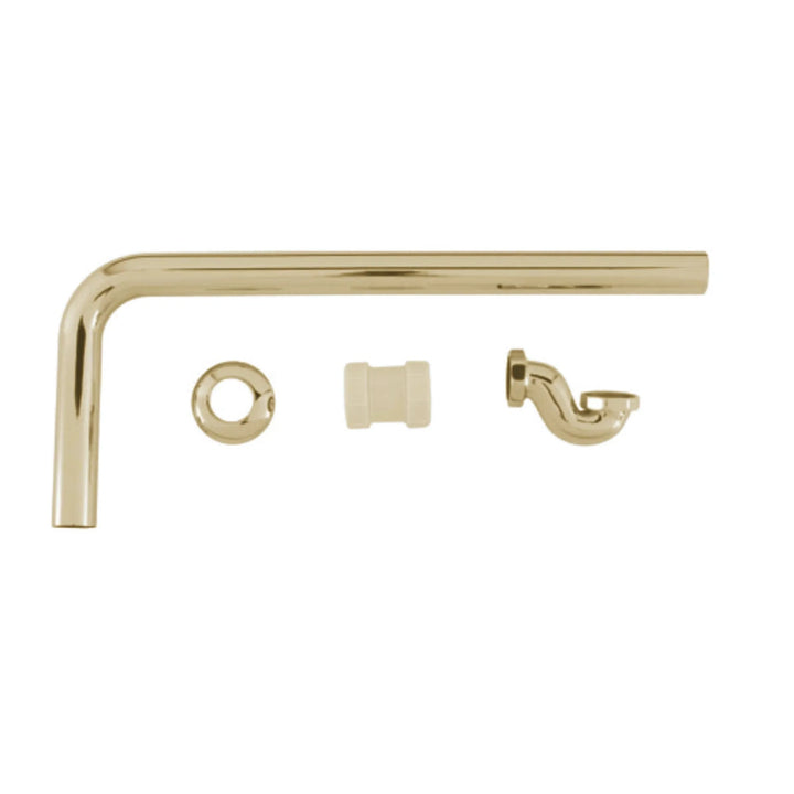 BC Designs Exposed Brass Low Bath Trap with Adaptor and Pipe 40mm/42mm