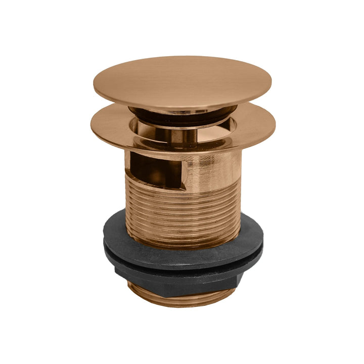 BC Designs Slotted Brass Push Down Bath Waste 70mm