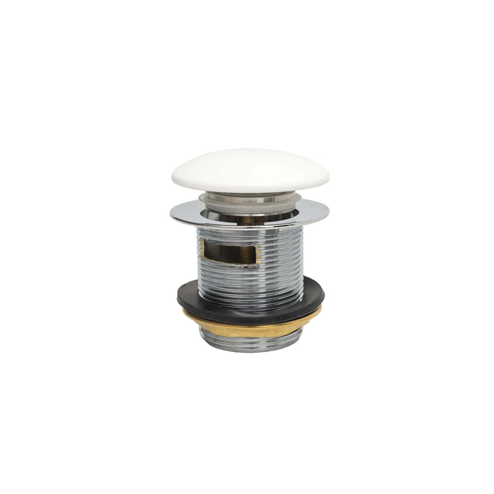 BC Designs Slotted Brass Push Down Bath Waste 70mm