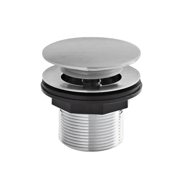 BC Designs Unslotted Brass Push Down Bath Waste 60mm