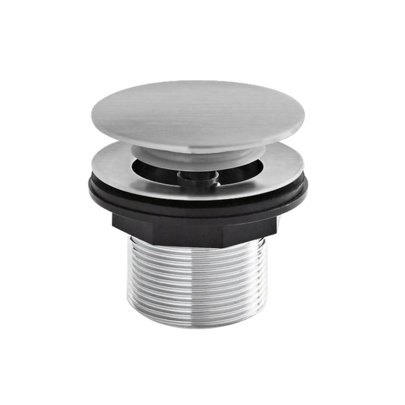 Bc Designs Unslotted Brass Push Down Bath Waste 60Mm