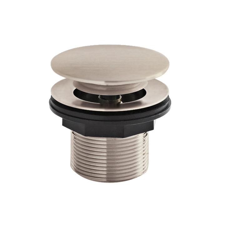 BC Designs Unslotted Brass Push Down Bath Waste 60mm