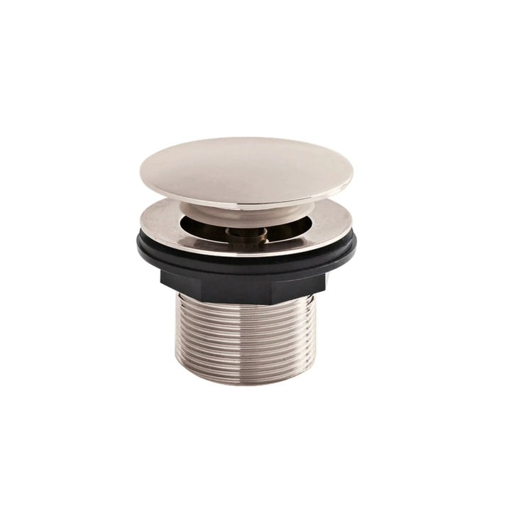 BC Designs Unslotted Brass Push Down Bath Waste 60mm