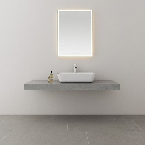 Kartell Tambre 700mm x 500mm Bluetooth Illuminated LED Mirror - Clear Glass