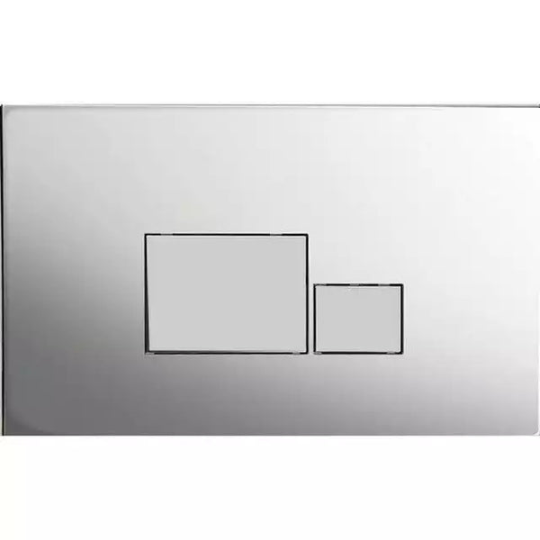 Kartell Rectangular-Shape True Flushplate Chrome Finish