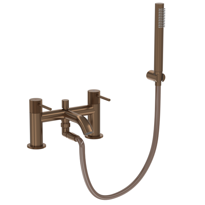 Hib - Atlas Luxe Bath Shower Mixer - Brushed Brass