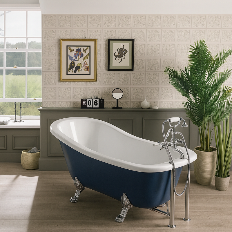 BC Designs Fordham Freestanding Bath With Feet And Overflow