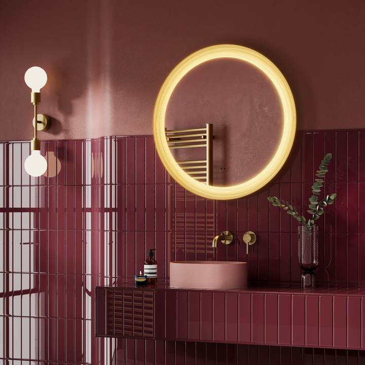 Hib - Vaida LED Mirror - Brushed Brass