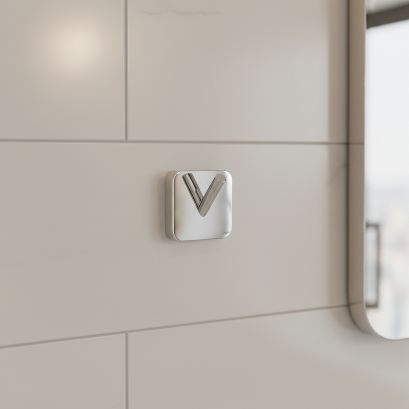 Trisen Chrome Single Robe Hook