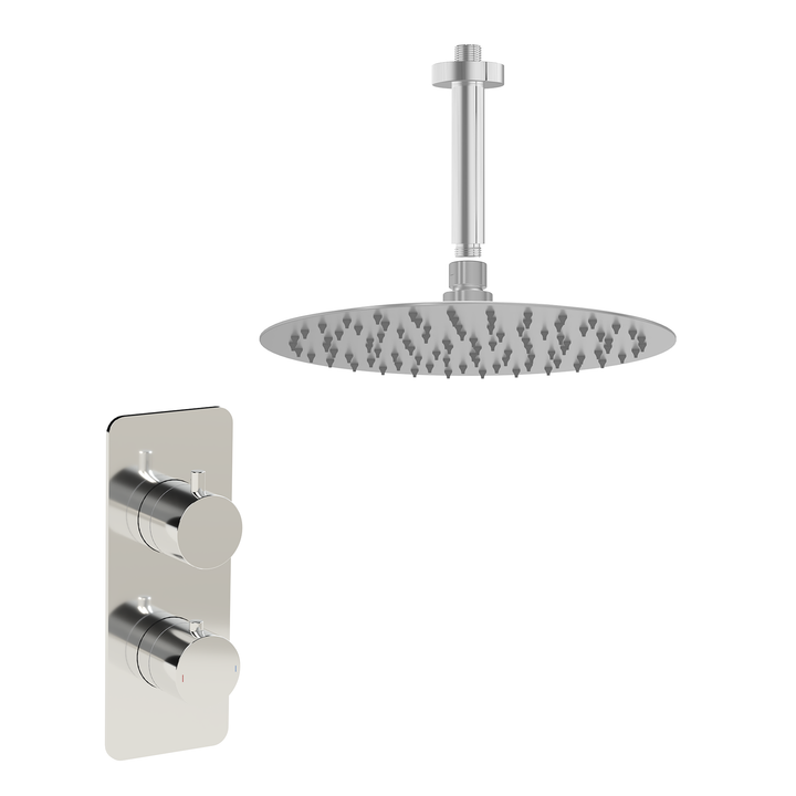 Hib - Rivex Single Outlet Valve Concealed Shower Sets - Gunmetal
