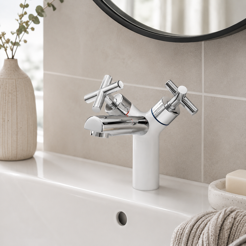 Kartell Times Branch Mono Basin Mixer Tap - Chrome