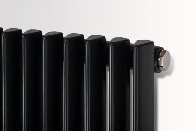 Eucotherm Corus 600 Single Anthracite Horizontal Triangle Tube Radiator