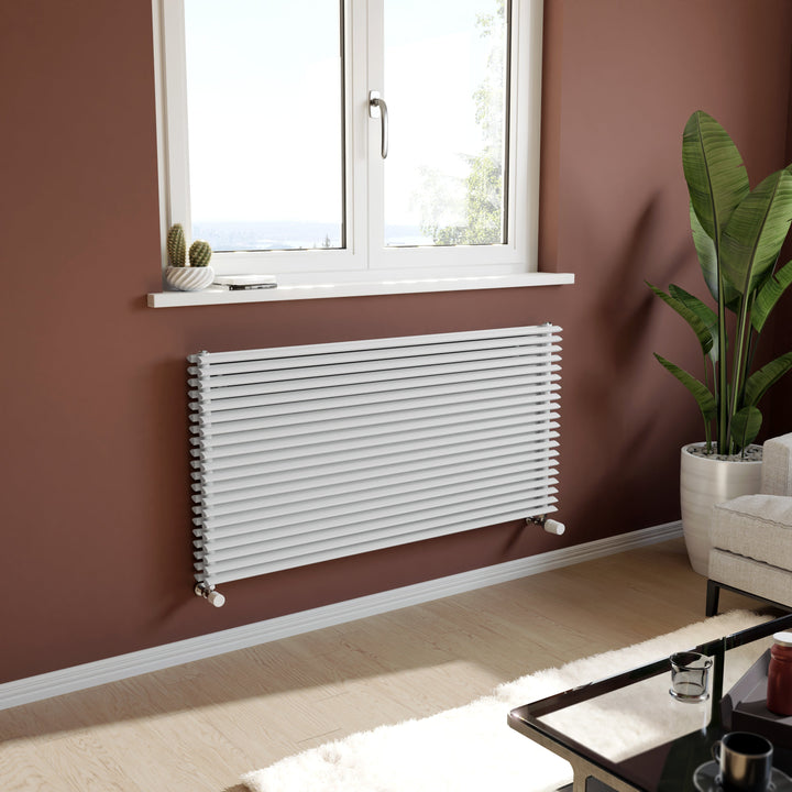 Eucotherm Corus 600 Double Anthracite Vertical Triangle Tube Radiator