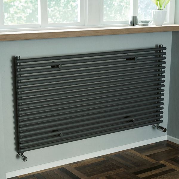 Eucotherm Eris White Aluminium Vertical Radiator