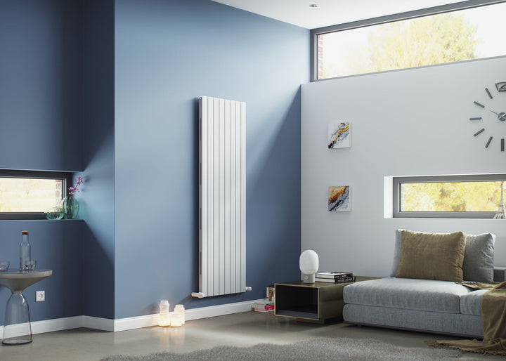 Eucotherm Mars Elegant Duo White Double Flat Panel Vertical Radiator