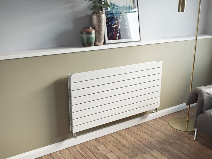 Eucotherm Mars Elegant Duo White Double Flat Panel Horizontal Radiator
