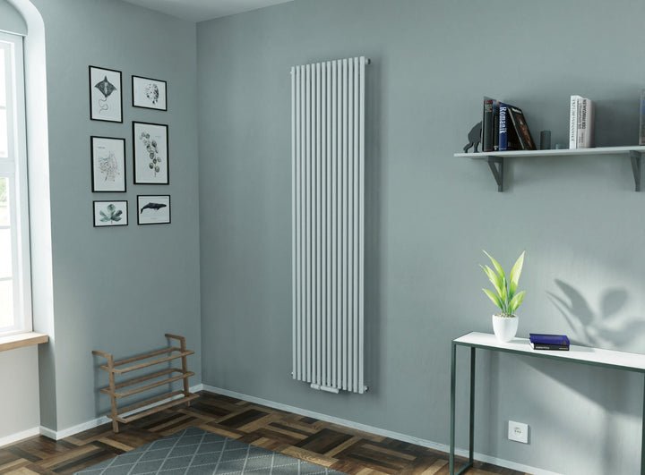 Eucotherm Gaja Double Anthracite Tube Horizontal Designer Radiator