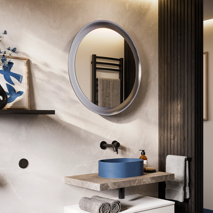 Hib - Vaida LED Mirror - Brushed Steel