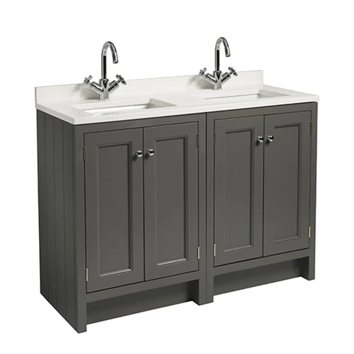 Iona Hampton 1200 Underslung Basin Vanity Unit - Matt Sage Green