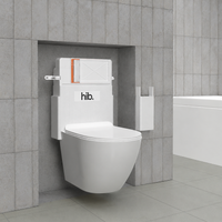 Hib - Vella Standard Wall Hung WC Frame & Concealed Cistern – 0.85m, 1.0m & 1.12m