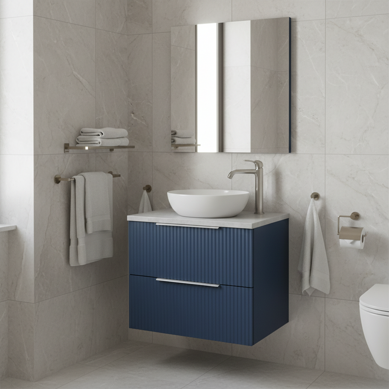 Hudson Reed Wall Hung 2 Drawer Vanity & Laminate Top