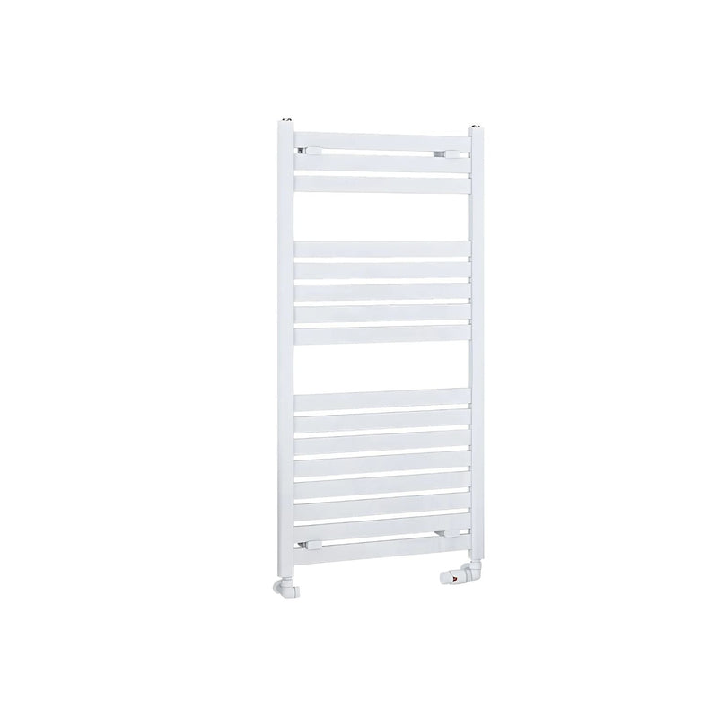 Eastbrook Staverton White Vertical Steel Heated Towel Rails