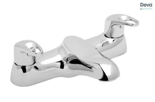 Methven Deva Lace Brass Deck Mounted Bath Filler Chrome