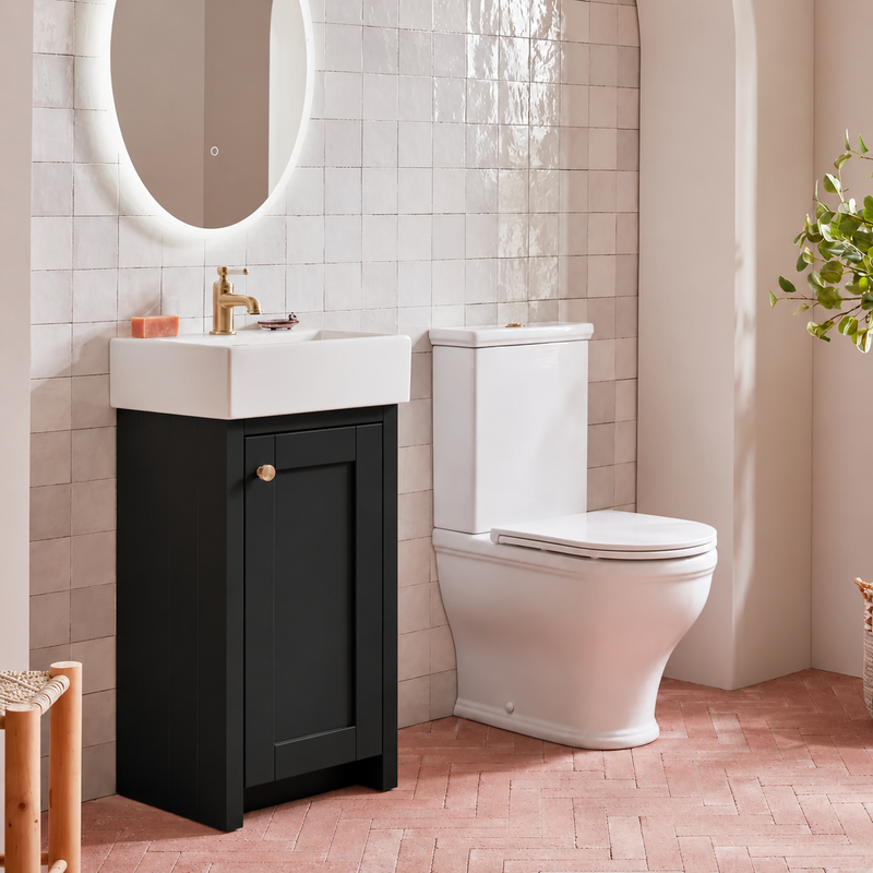 Tavistock Lansdown Cloakroom Vanity Unit - Matt Black