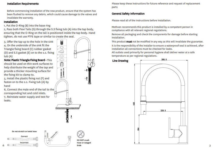 Ellesmere Flexi Sink Mixer