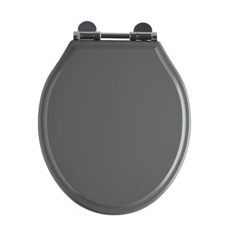 Iona Hampton Toilet Seat - Pewter