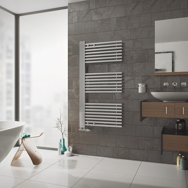 MaxtherM Leyland Steel Chrome Designer Heated Towel Rails