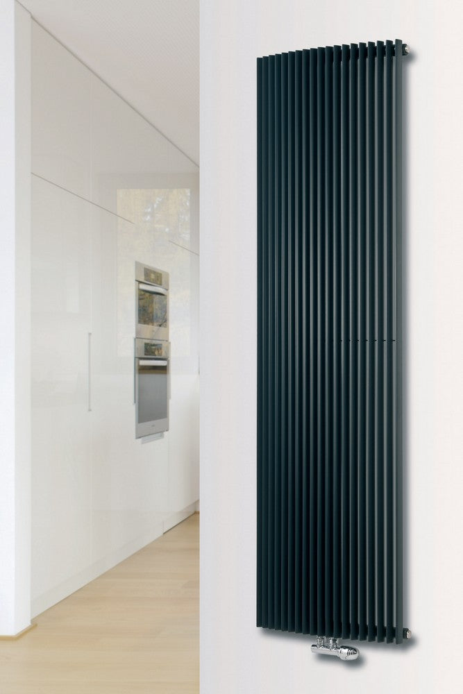 MaxtherM Alton Curved Steel Anthracite Vertical Designer Radiators