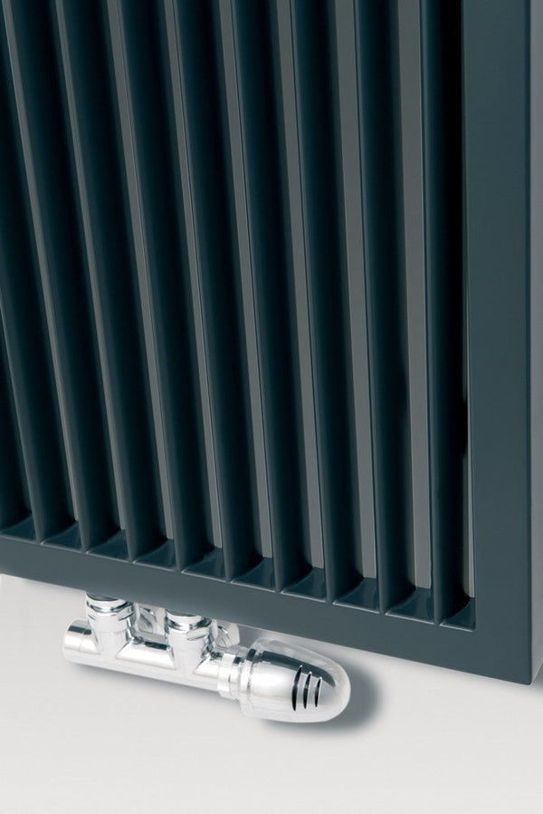 MaxtherM Grantham Steel Anthracite Vertical Designer Radiator 1800mm H x 460mm W