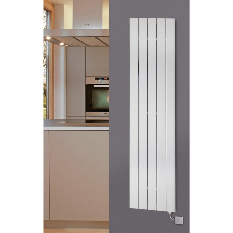 MaxtherM Newport Steel Silver Vertical Designer Radiators
