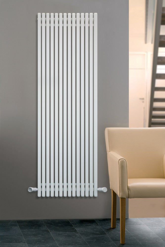 MaxtherM Camborne Square Tube Steel White Vertical Designer Radiators