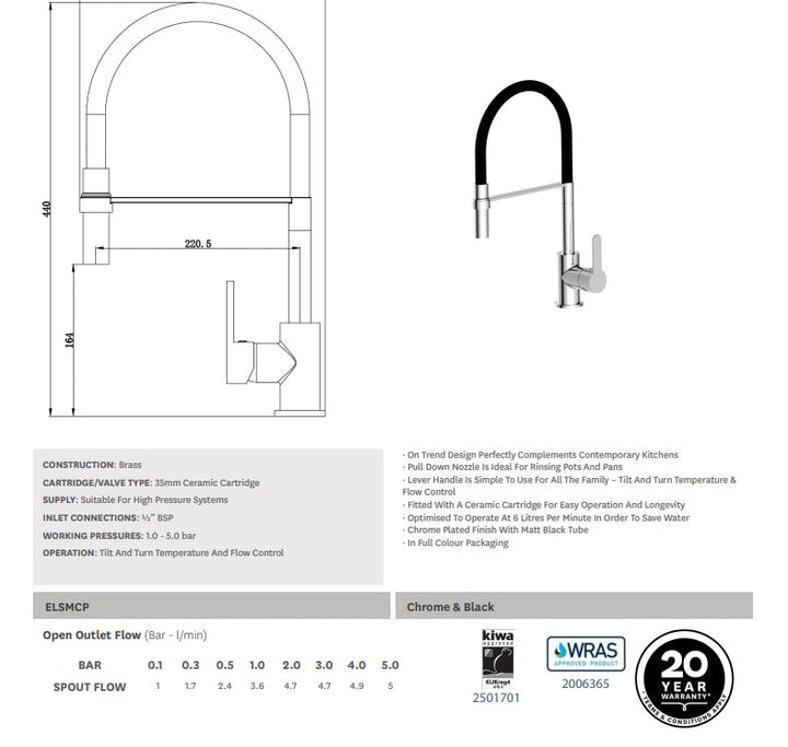 Ellesmere Flexi Sink Mixer