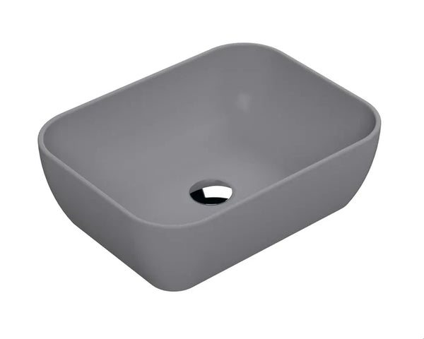 Hudson Reed Matt Grey Sqaure Vessel