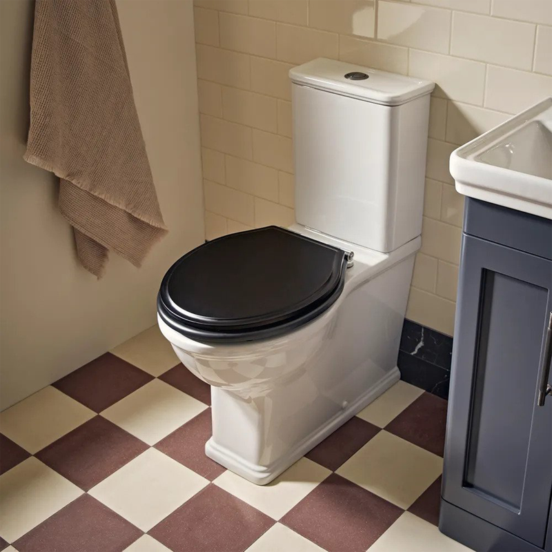 Tavistock - Secure Fix Toilet Seat - Matt Black
