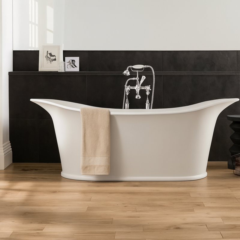 BC Designs Wivenhoe Cian Solid Surface Freestanding Bath