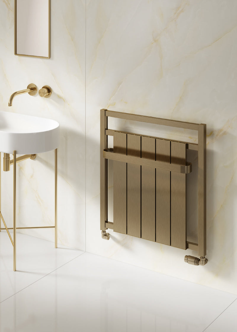 Reina Newbury Horizontal Aluminium Towel Radiator Central Heating