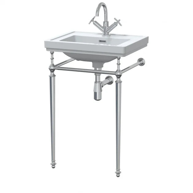 Nuie Carlton / 500mm 1TH Basin With Traditional Stand