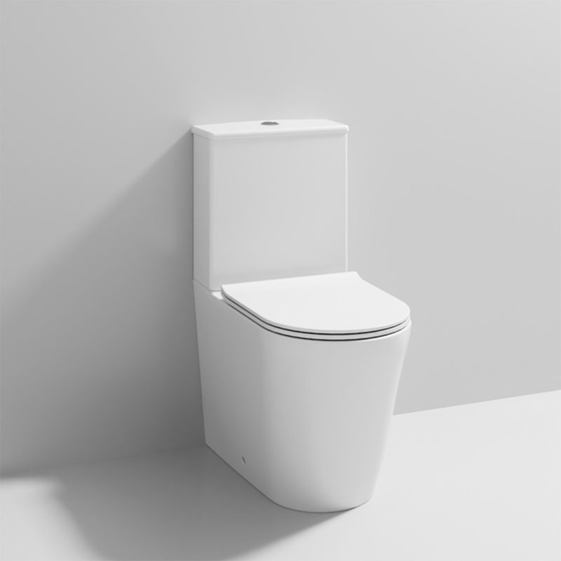 Nuie Freya Pan, Cistern & Seat - White