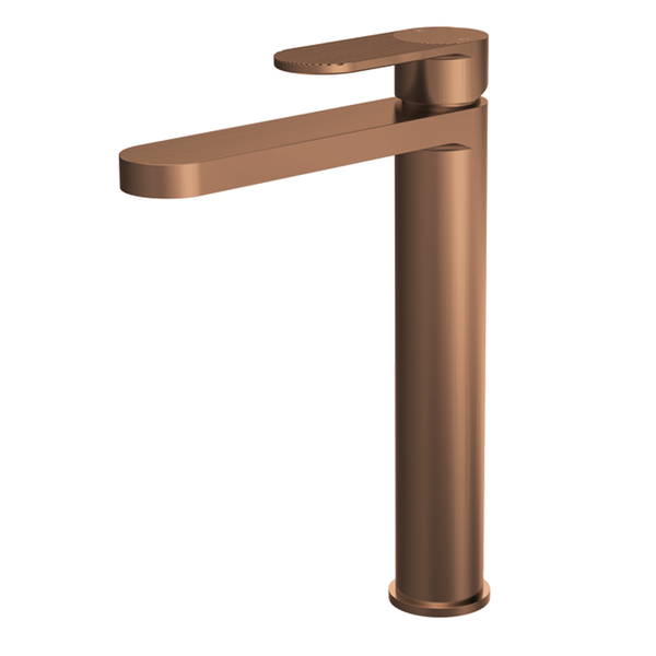 Nuie - High Rise Mono Basin Mixer Tap - Brushed Bronze