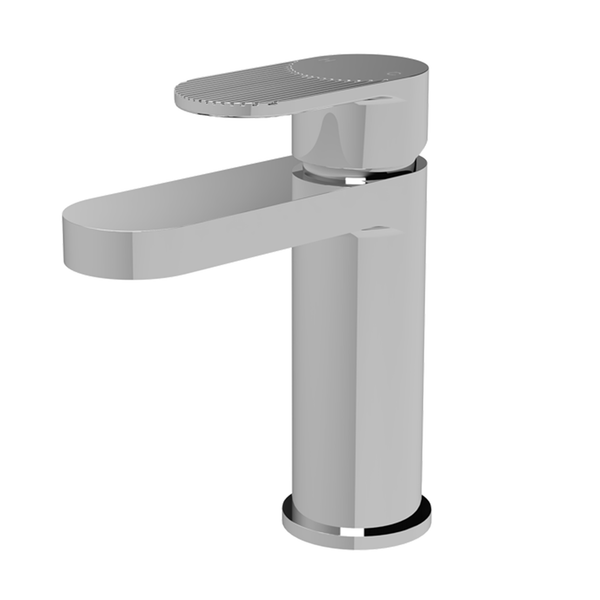 Nuie - Fluted Mono Basin Mixer Tao - P/B Waste - Chrome