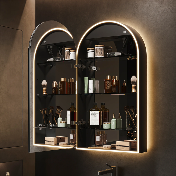 Hib - Romana LED Cabinet - Black