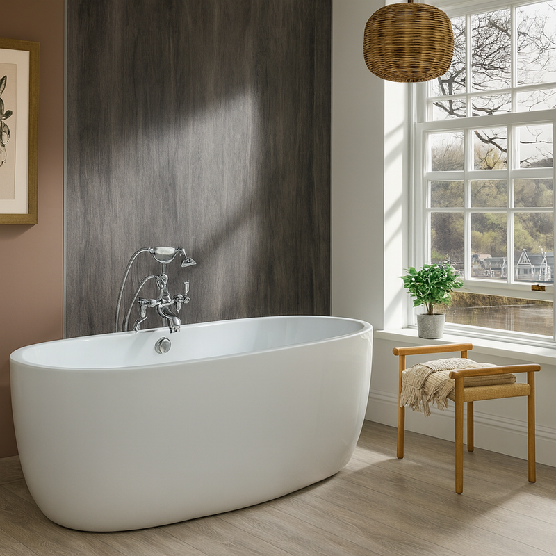 BC Designs Tamorina Double Ended Freestanding Baths - White