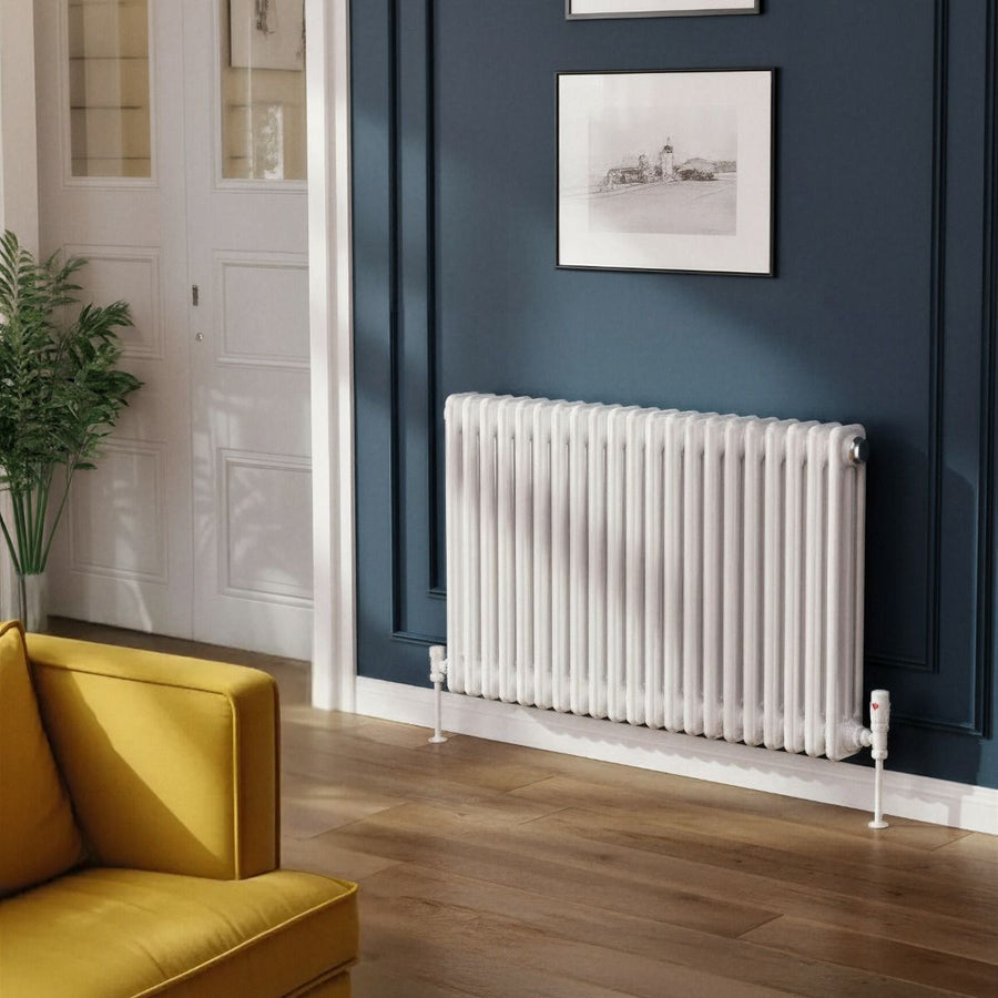 Traderad - Paragon 2 Column Horizontal Radiator - White