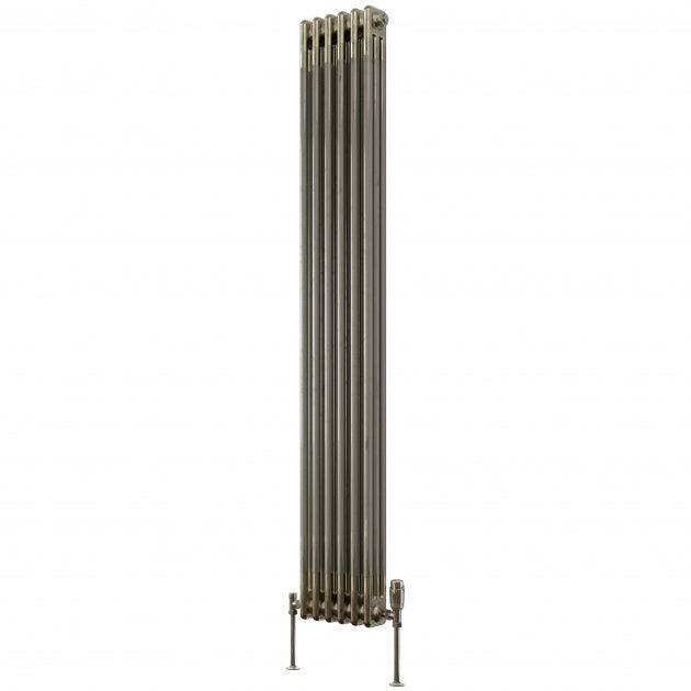 Reina Colona Steel Raw Metal Lacquer Vertical Column Radiator Central Heating