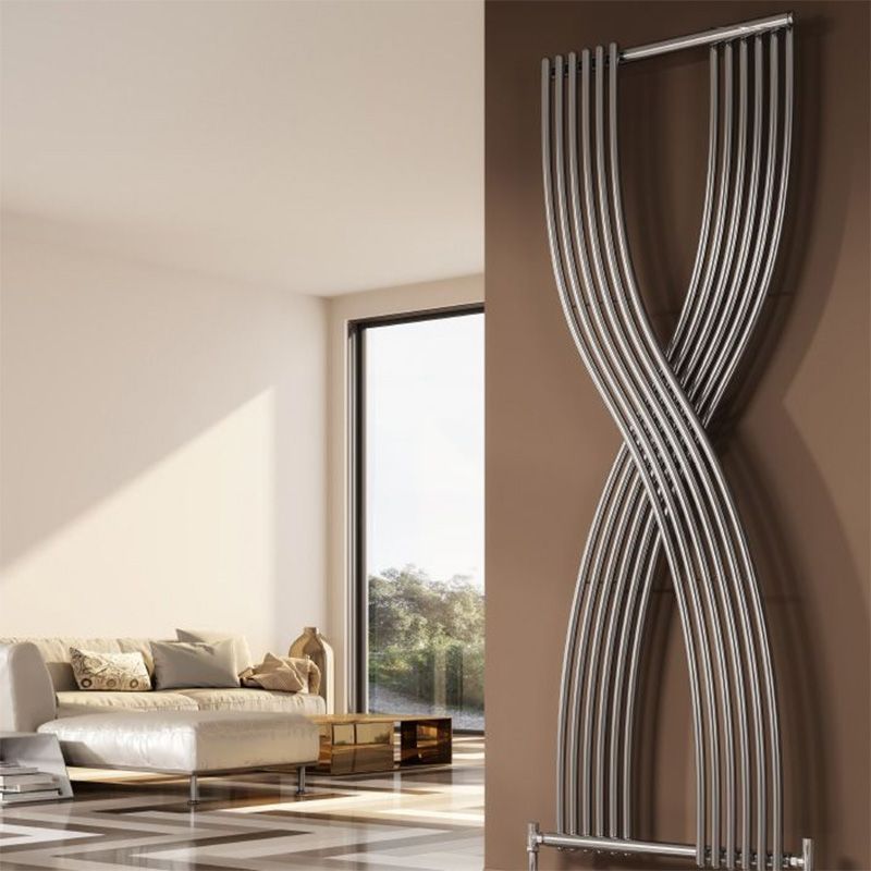 Reina Dimaro Steel Chrome Vertical Designer Radiator